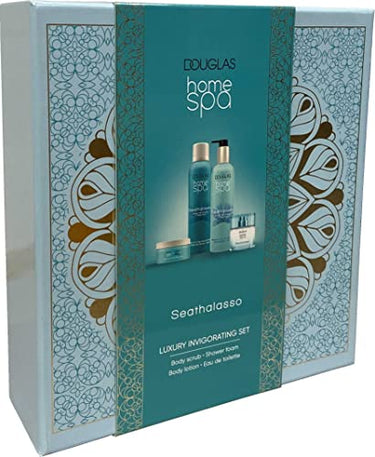 Douglas Home Spa Seathalasso - Invigorating Gift Set EDT 100ml + Body Lotion 300ml + Shower Foam 200ml & Body Scrub 100g on sale